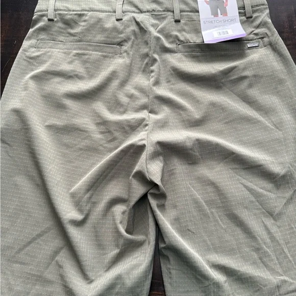 Stretch Short Olive Stretch Shorts Size 30 - Picture 4 of 7